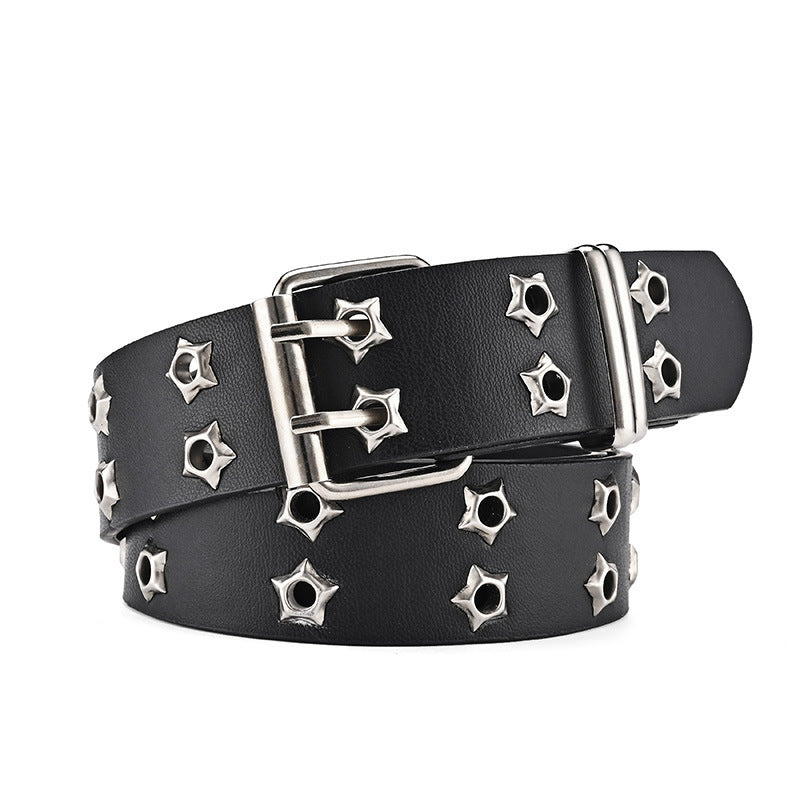 Women's Fashion Needle Buckle Versatile Punk Style Belt - Rebellious Edge