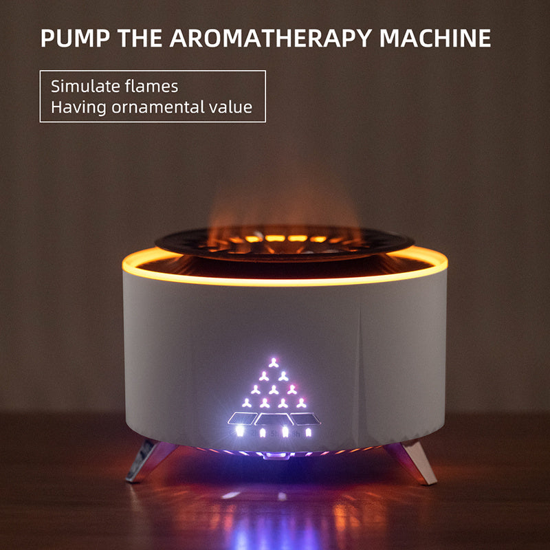 Sunday Relaxation - Remote Control Volcano Humidifier Diffuser