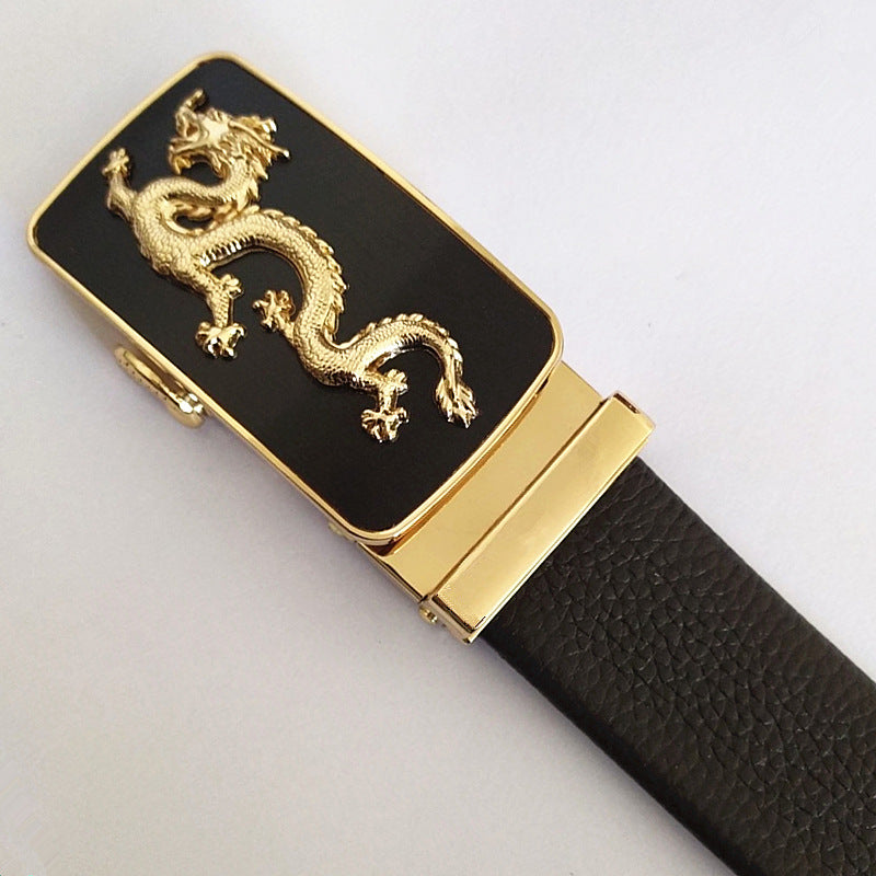 Men's Plus Size Extended Automatic Buckle Belt - Inclusive Comfort
