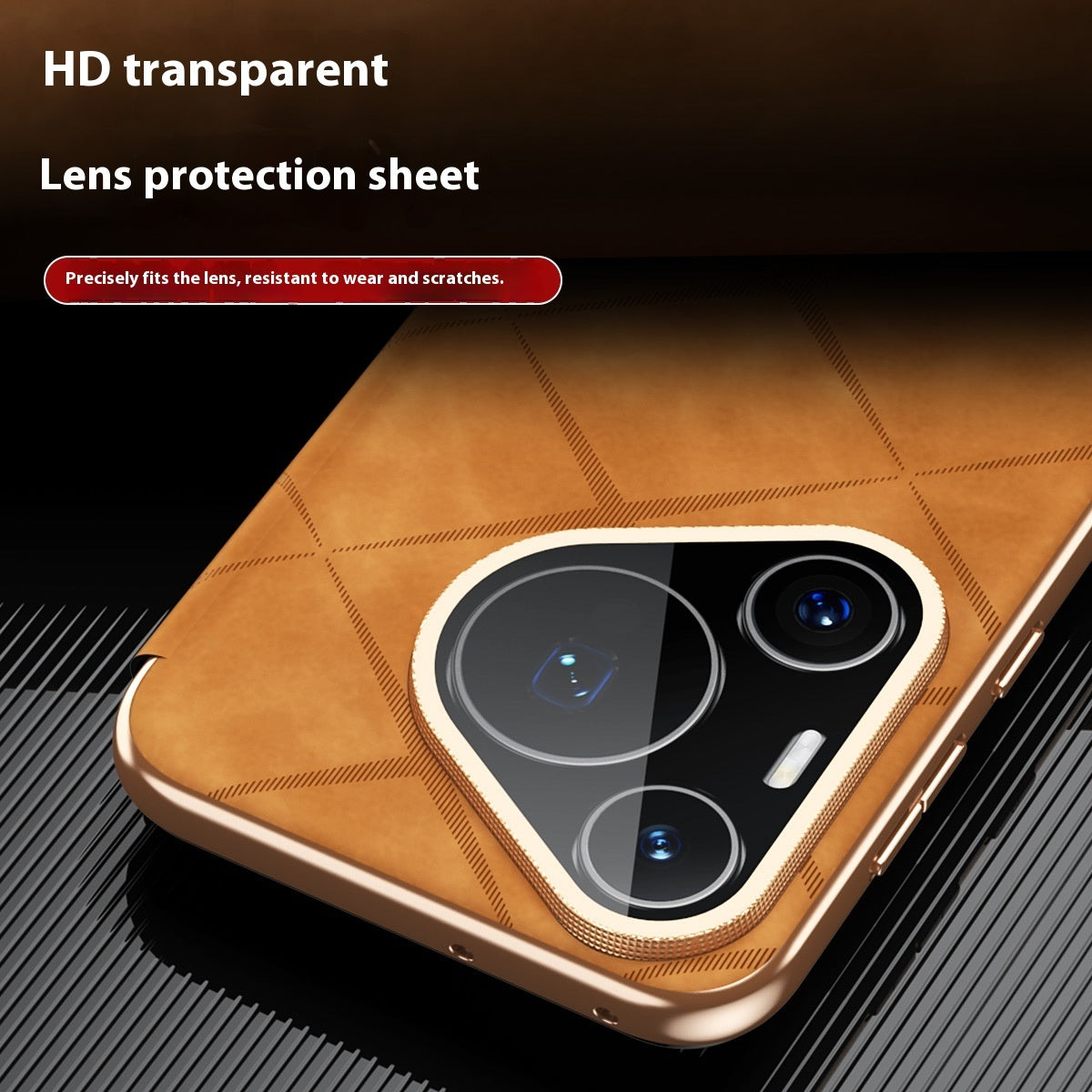 Electroplated Diamond Grid Anti-fingerprint Phone Case