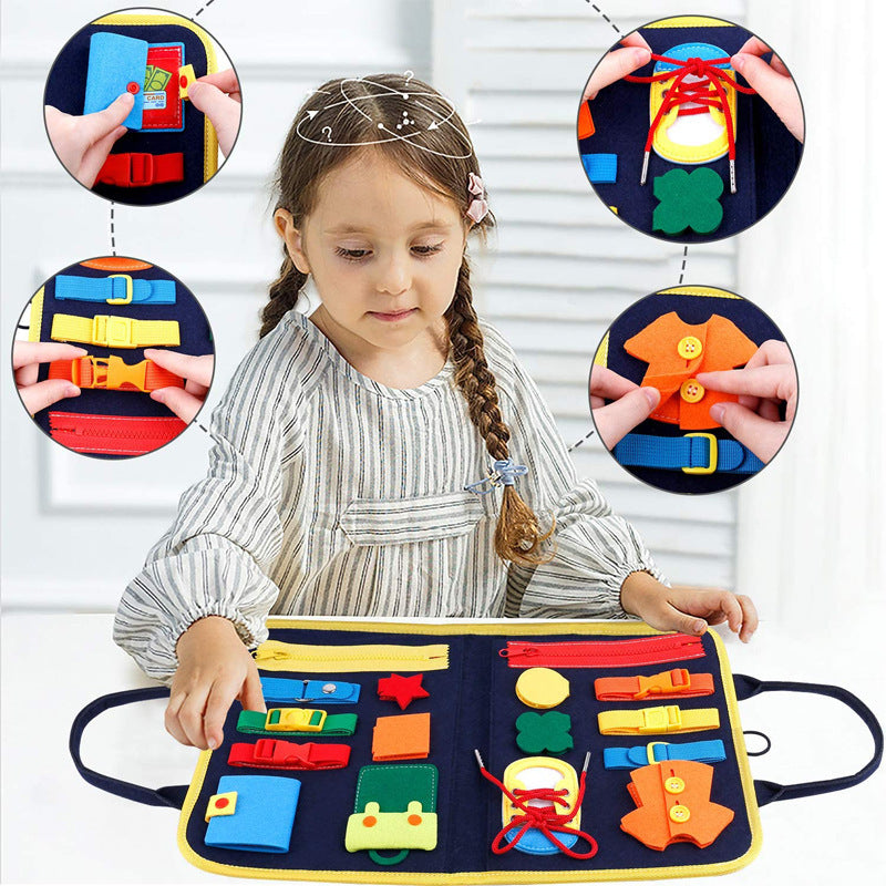 Tableau d'apprentissage éducatif en feutre pour enfants