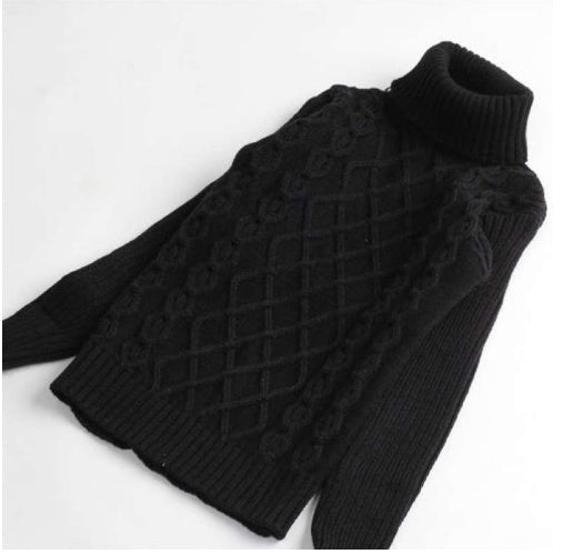 Girls Plus Velvet Tjock Double Layer Sweater