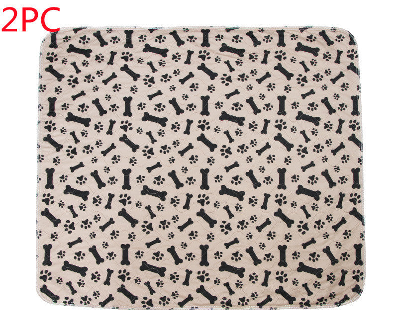 Pet Dog Pee Pads Trelagers vattentät PVC söt Återanvändbar vattenabsorption Pet Dog Training Urin Pad Blöjor Tvättbar Pee Mat