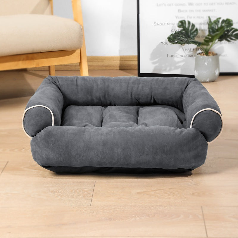 Dog Sleeping Bed Sofa - Premium Pet House with Winter Warm Cushion
