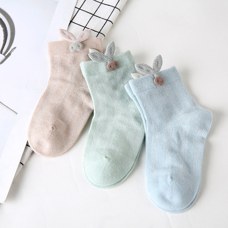 Chaussettes pour bébé Chaussettes en coton désossé Chaussettes pour bébé nouveau-né