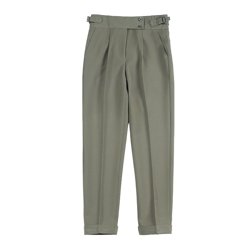 Pantalon de costume d'affaires de style britannique pour hommes