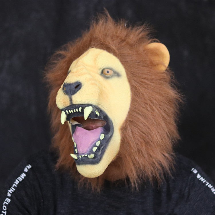 Halloween Lion Mask - Horror Party Latex Costume Mask
