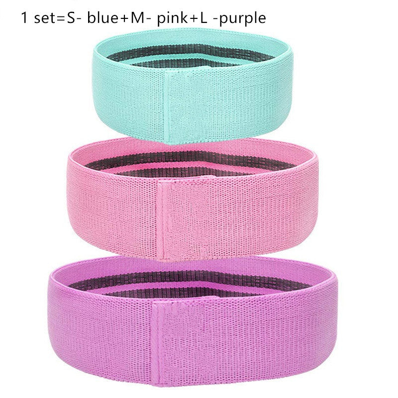 Professional Resistance Band Hip Circle - Latex Mesh (76x8cm, 3 Sizes, S/M/L Tension Levels)