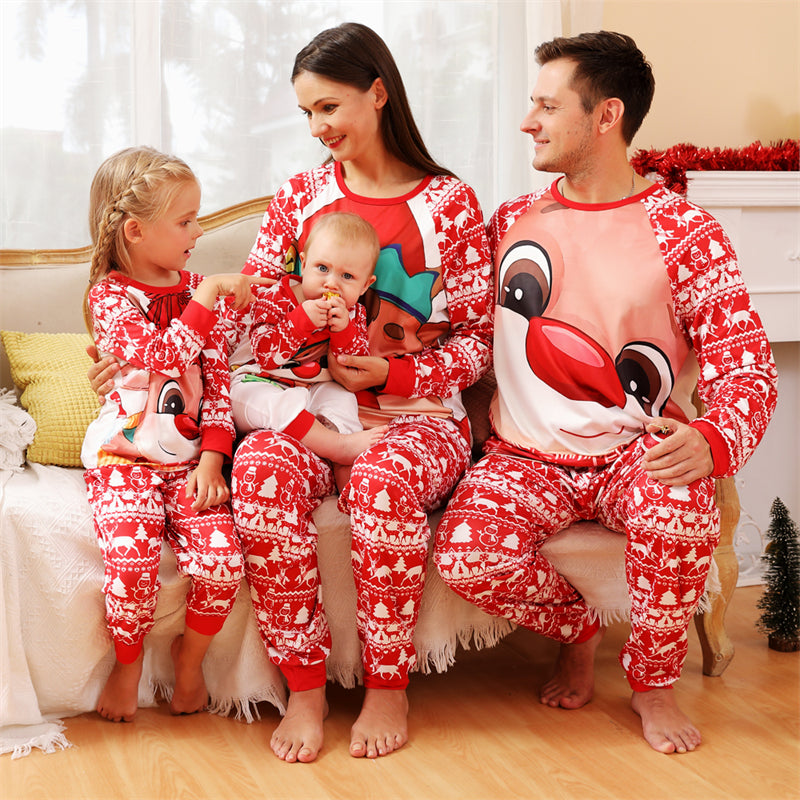 Fawn julpyjamasset för män