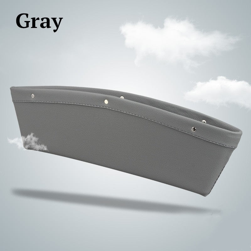 Car Organizer Box Caddy Catcher PU Läder Seat Gap Storage Bag