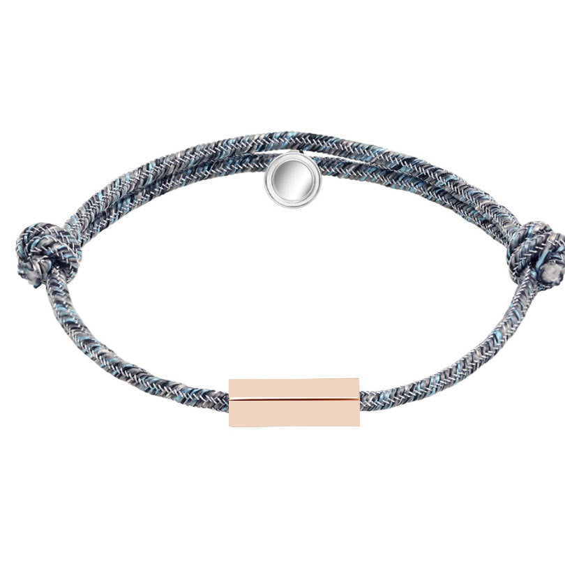 Custom Name Bracelet - Promise of Eternal Love - Magnet Attracting Each Other - Stainless Steel Pair