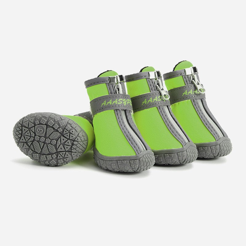 Pet Dog Shoes Vattentäta regnstövlar