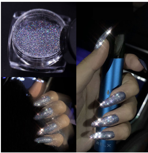 Professional Nail Polish Powder - Bright Crystal Woolen Manicure Tools | Nail Art Enhancement
