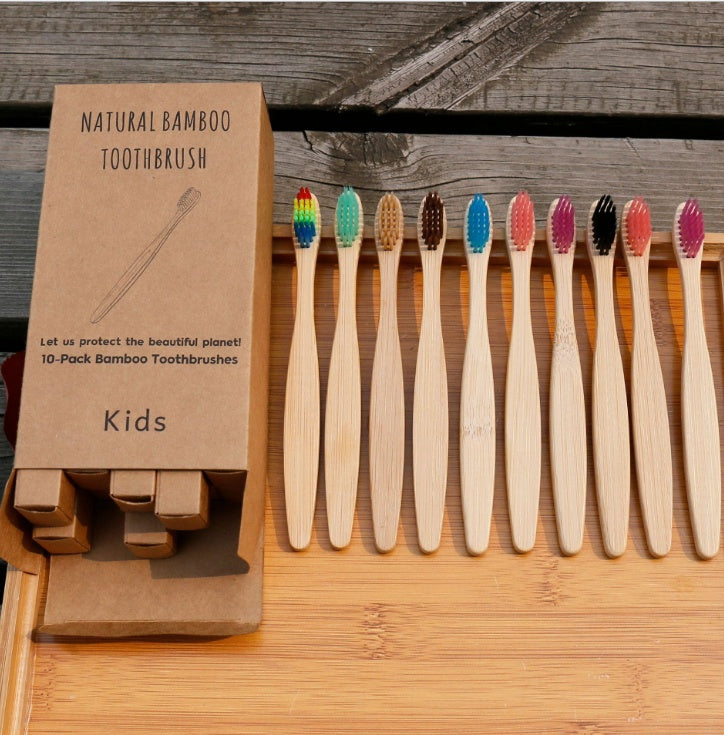 Eco Friendly Bamboo Soft Fiber Toothbrushes