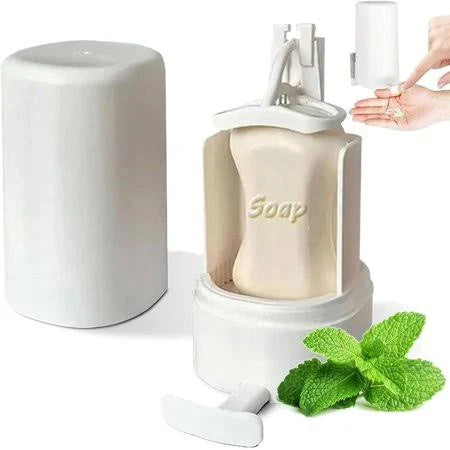 3 Levels Adjustable Soap Grinder Dispenser Soap Box Wall Mounted Dry Organizer Box