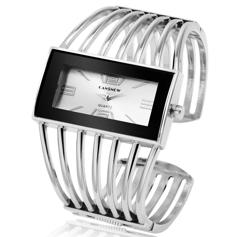 CANSNOW Damklocka Lyxig Mode Roséguld Armbandsur Dam Klänning Klocka Kvinna Dam Saati Flickor Armbandsur Relojes