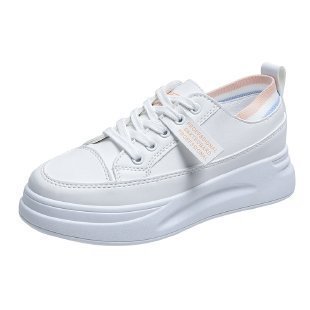 Mode Sport Höga Casual Skor Vita Skor Dam
