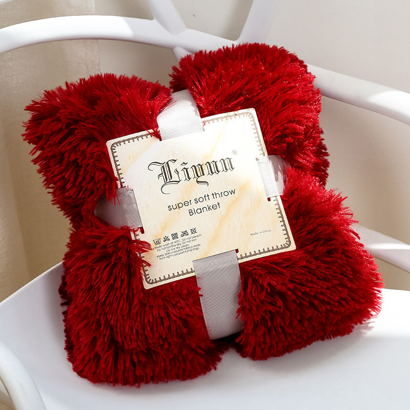 Sunday Cozy Coral Fleece Blanket