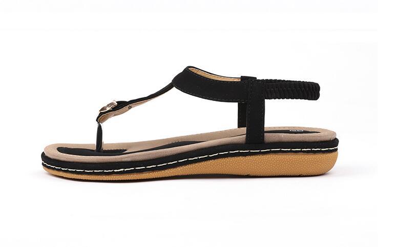 Women's Platform Summer Sandals - Ankle Strap Fashion - Sunshine Collection