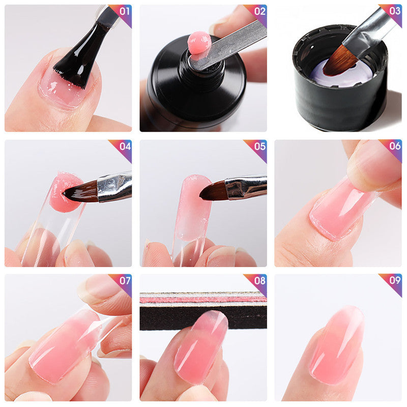 Multi-Color Builder Gel - Professional Nail Extension | 15ml UV/LED Formula