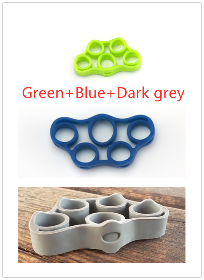 Professional Silicone Finger Trainer - Hand Gripper Resistance Bands (3 Colors, Ergonomic Design)