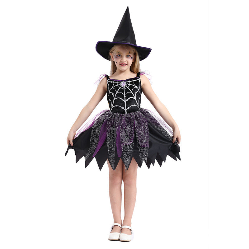 Halloween häxkostym för barn
