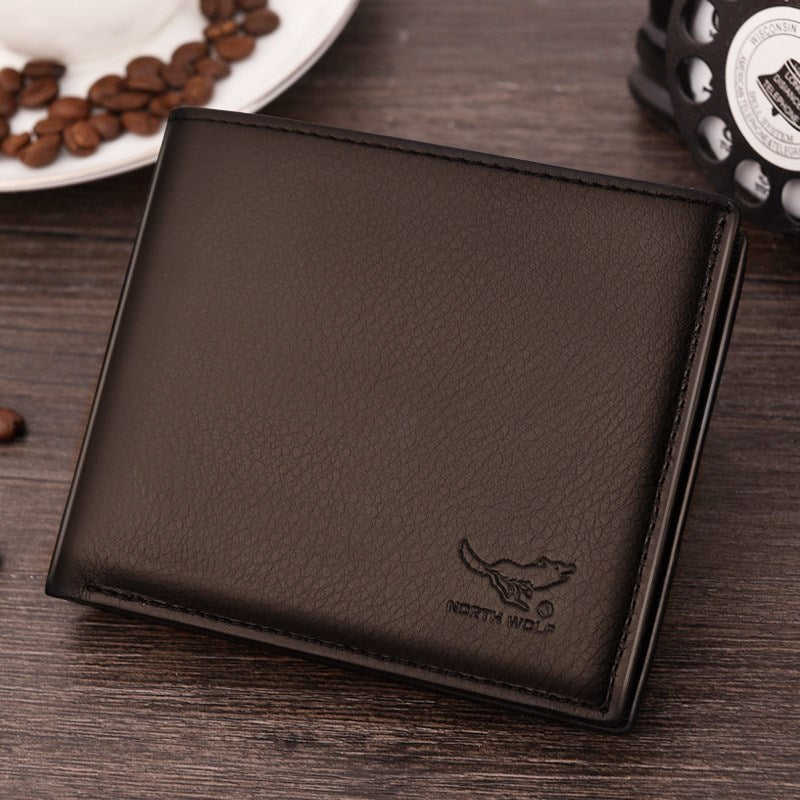 Men's Wallet Short Zipper Korean Style Wallet