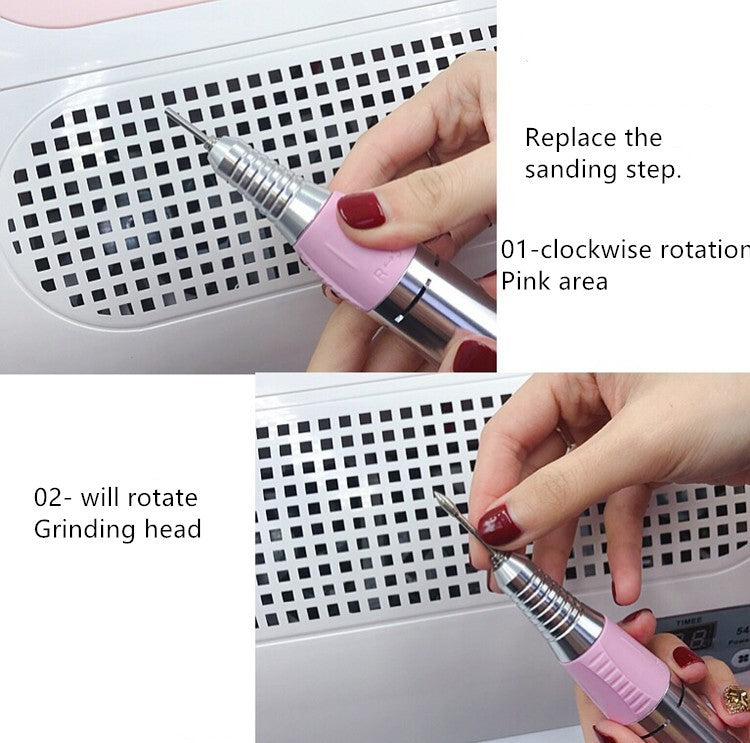Multi-Function Nail Station - 35x30x11cm Professional | 110V-220V 5-in-1 System