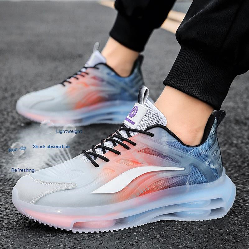 Mode utomhus stora herrsneakers i casual stil