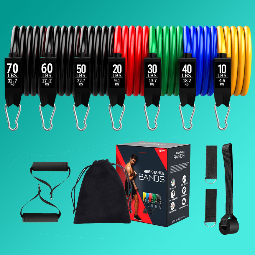 Bandes de résistance pour exercices de corde de traction en Latex, bande de Yoga d'entraînement extensible