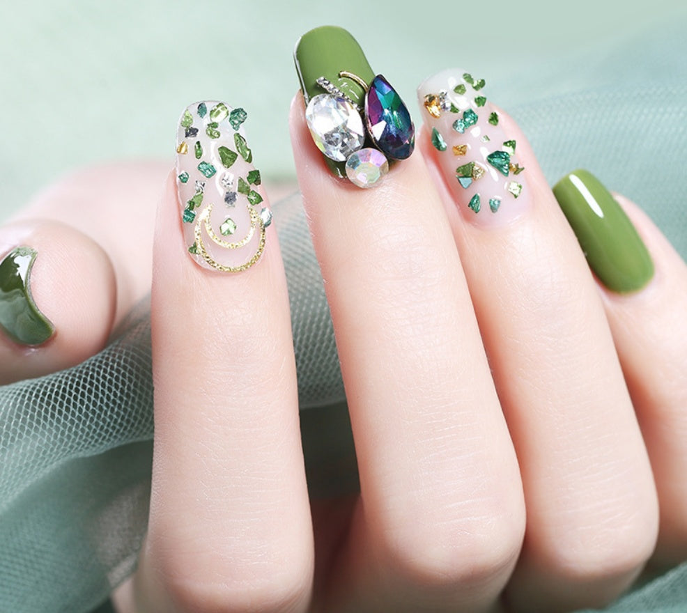 Professional Nail Jewelry Rivets - 89g Metal Collection | 6 Color Options Diamond Design