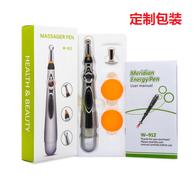 Laserakupunktur och Moxibustion Pen Massage Stång
