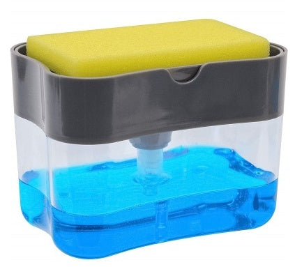 Multifunctional Soap Dispenser Sponge Caddy Non-Toxic Odorless Dispenser Kitchen Rack Creative Bathroom Washing Soap Storage Box