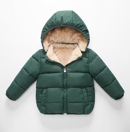 Manteau enfant en cuir d'agneau