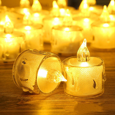 Bougies électroniques à Led, cire de thé éclairée, lampe de décoration pour la maison