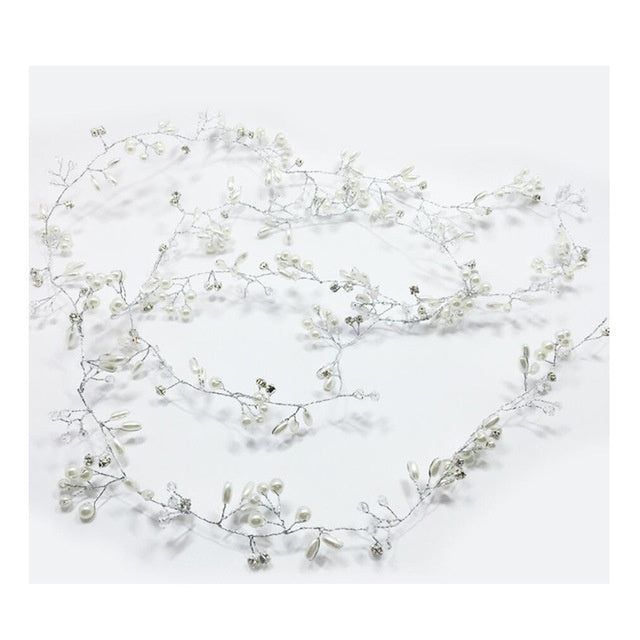 Accessoires pour cheveux de mariage Accessoires pour cheveux en perles de cristal
