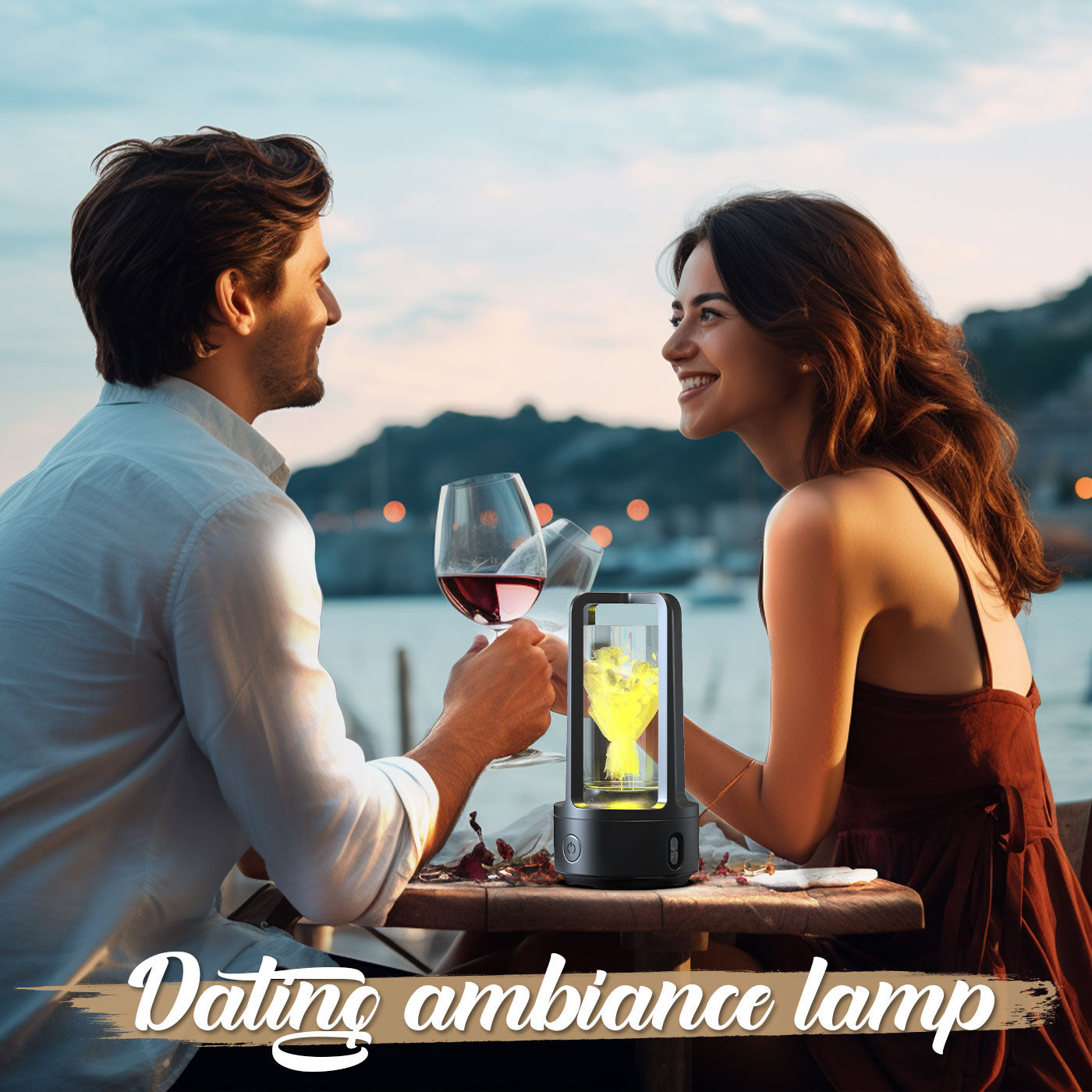 Creative 2 i 1 ljud akryl kristall lampa och Bluetooth-högtalare Alla hjärtans dag gåva Touch nattlampa