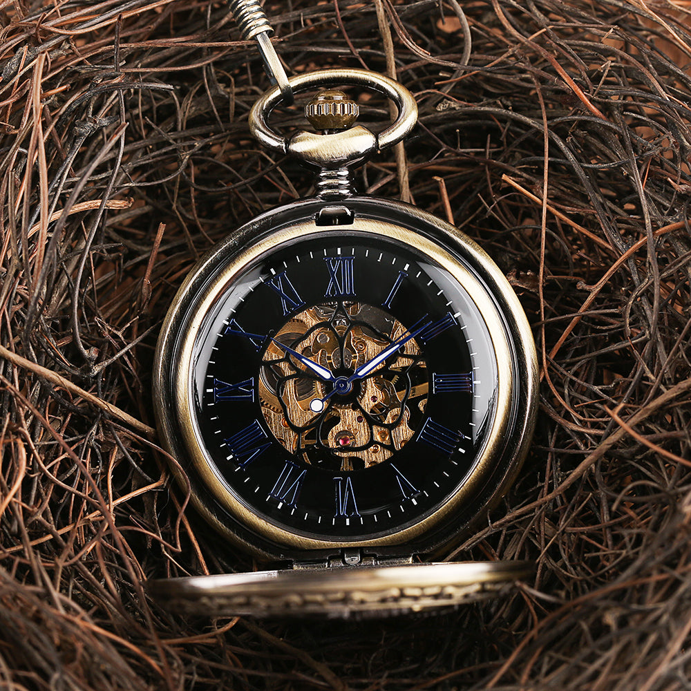 Eagle Manual Mechanical Pocket Watch - Timeless Elegant Precision Sophisticated Durable Fine Watchmaking Artistry