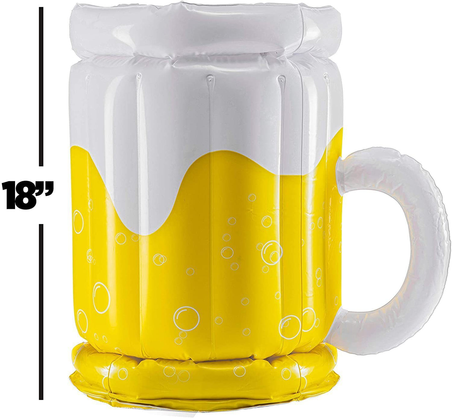 Inflatable Beer Mug Cooler Pool Float - Perfect for Summer Parties