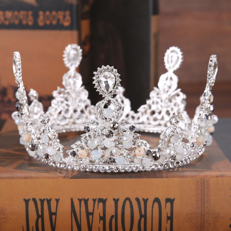 Accessoires de mariage en alliage de strass, bandeau rétro, bijoux de mariage, couronne