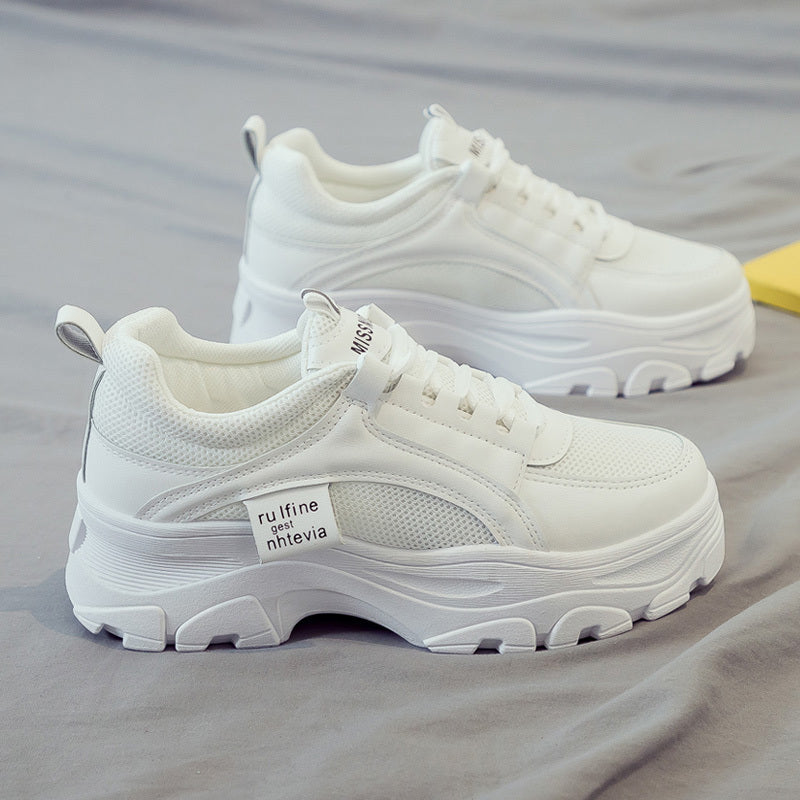 Thick Sole Network Red Sport Casual Small White Shoes Trendy Autumn