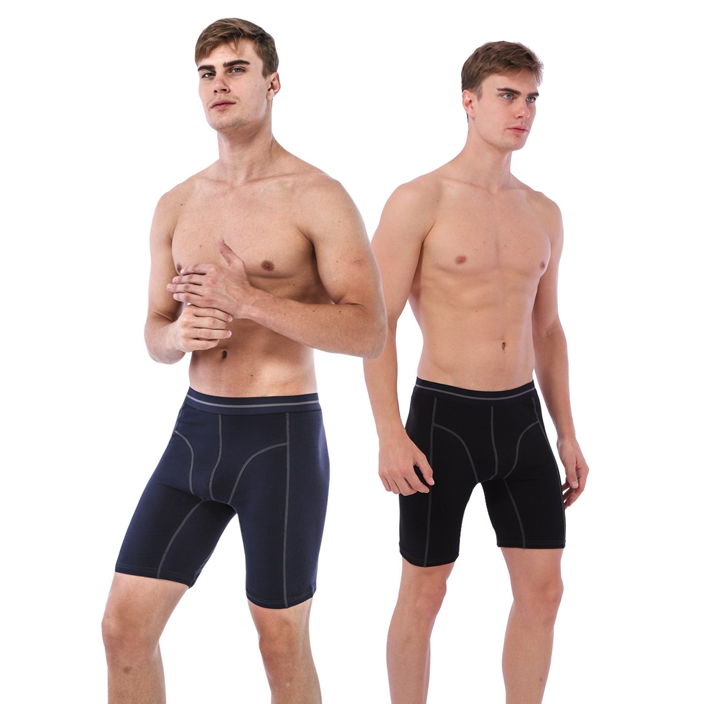 Cotton Men's Wear-resistant Sports Fitness Boxer Briefs