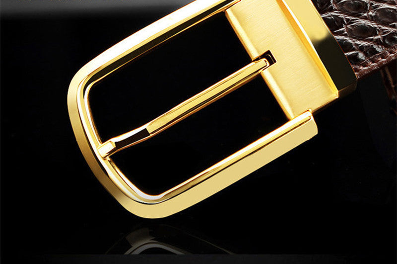 Men's Business Casual Pin Buckle Belt - Professional Flexibility