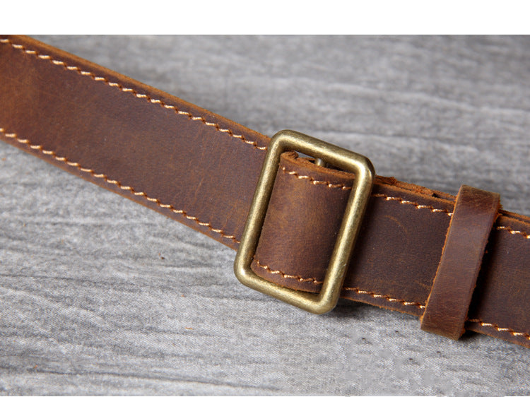 Sac pour ordinateur portable en cuir fait main pour hommes