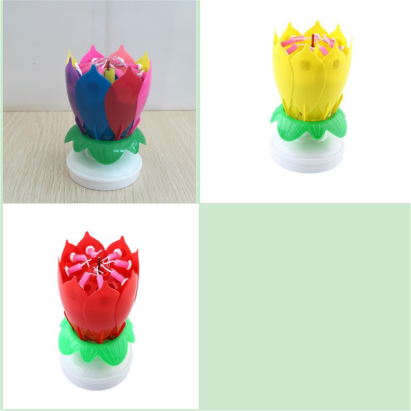 Incroyables bougies de lotus