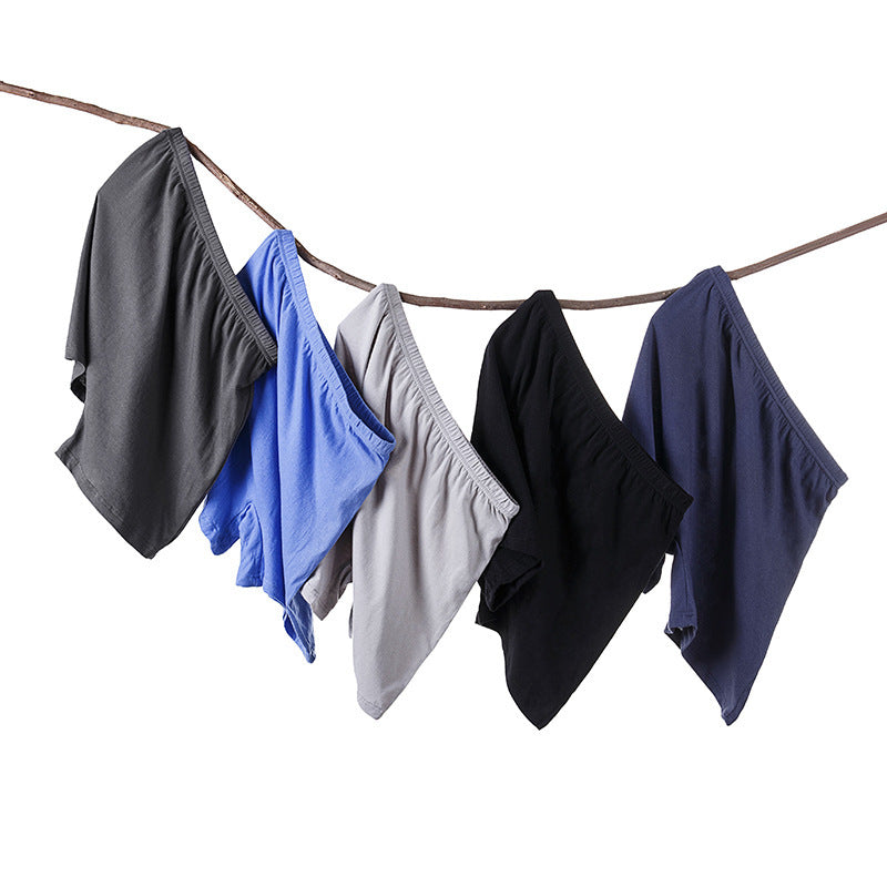 Hög midja Plus Size bomullsunderkläder Herrboxers