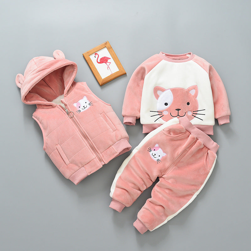 Children's Thick Three-Piece Suit