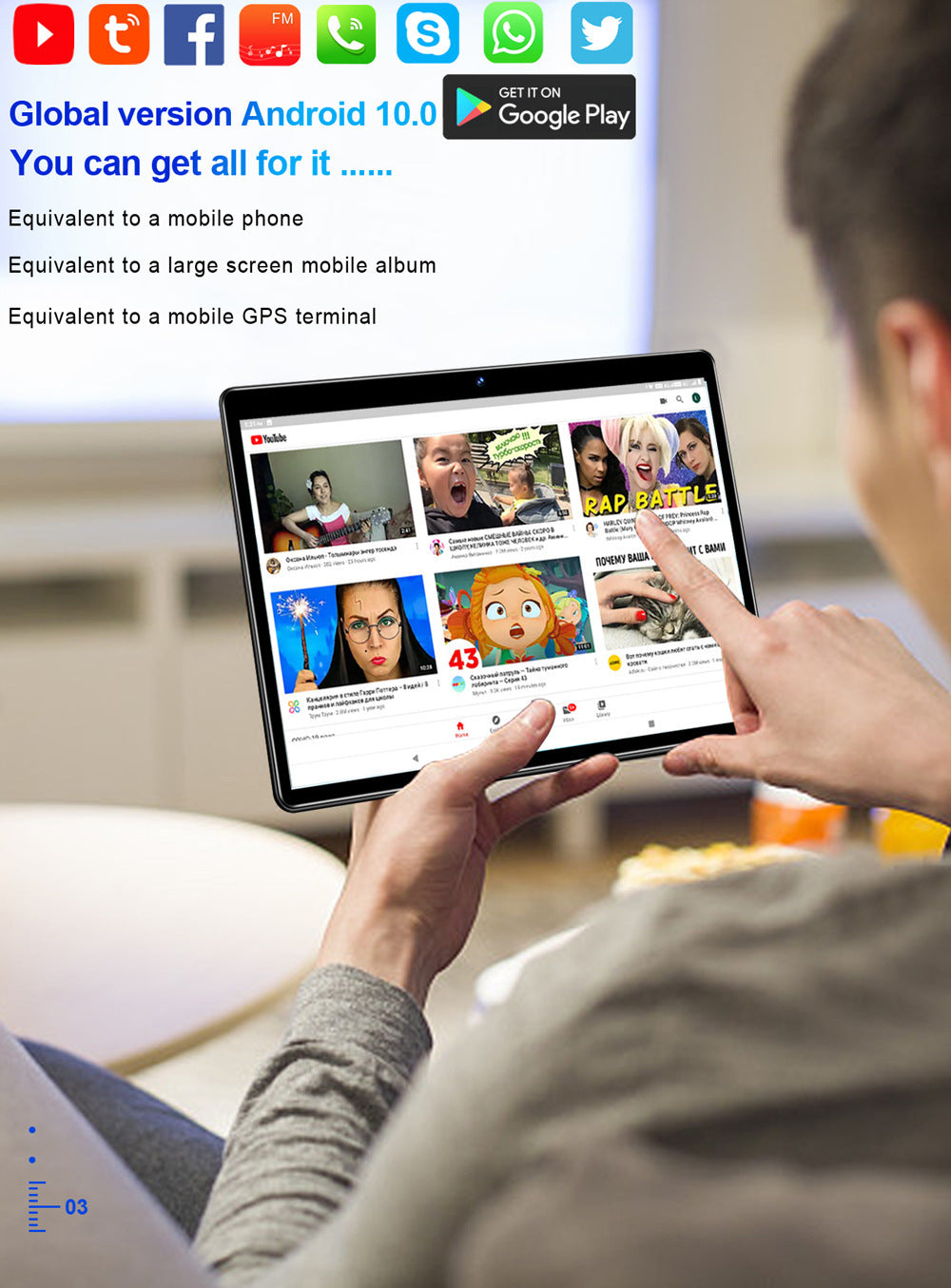 Röstsamtal HD Smart Game Tablet