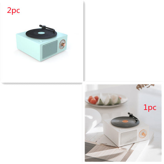 Trådlös mini bärbar retro grammofonhögtalare med Bluetooth-funktion