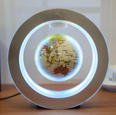 Ronde LED carte volante globe globe magnétique lévitation lumières anti-gravité mages